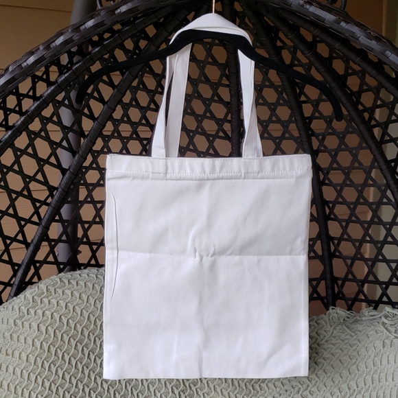 🙀 LAST ONE! Canvas cat and skeleton tote - Picture 3 of 9